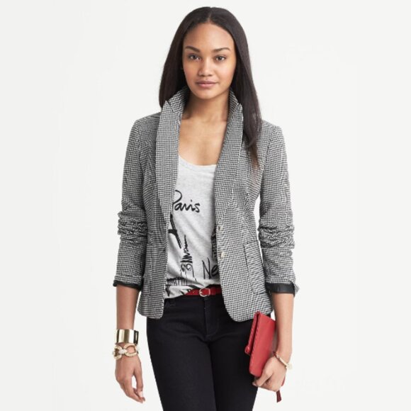 Banana Republic Jackets & Blazers - Banana Republic houndstooth blazer
